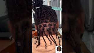 Relocking of traditional 88 locs #locs #traditionallife #dreadlocks #gtvnews