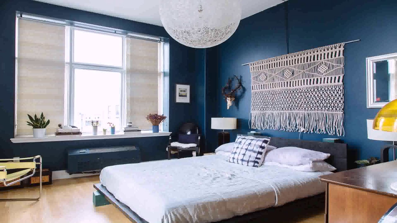 Living Room Decorating Ideas Blue Walls - YouTube