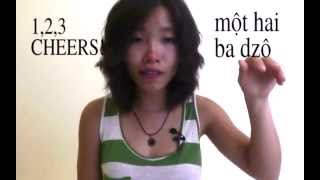 How to 'cheers' in Vietnamese, 1,2,3,DZO!