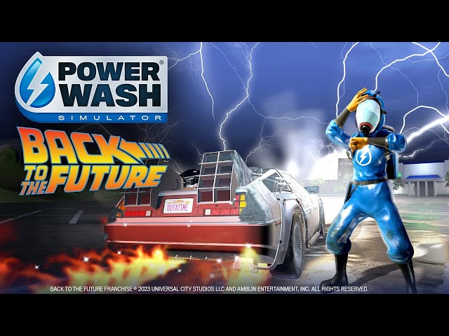 The PowerWash Simulator Back To The Future Special Pack Launches