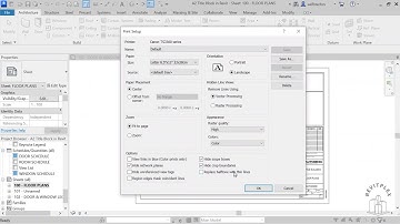 Printing the Sheet in Revit