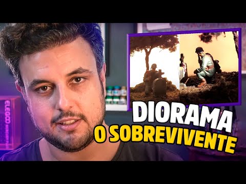 Diorama "O sobrevivente" - Primeiras impressões