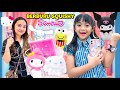 Samantha berburu squishy sanrio di  jakarta liburan lebaran mudik ramadhan sekeluarga  naik pesawat