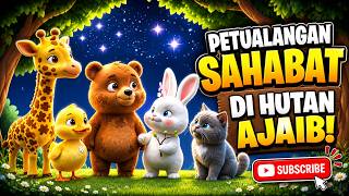 Magical Forest Adventure! 🌟 Cute Animal Friends Story for Kids #ChildrenStory #CartoonKids
