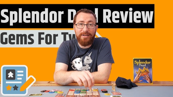 My Favorite 2 PLAYER Game: Splendor Duel Review 