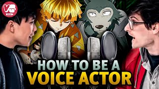 Voice of ZENITSU & LEGOSHI show you HOW TO BE A VOICE ACTOR | VO to GO