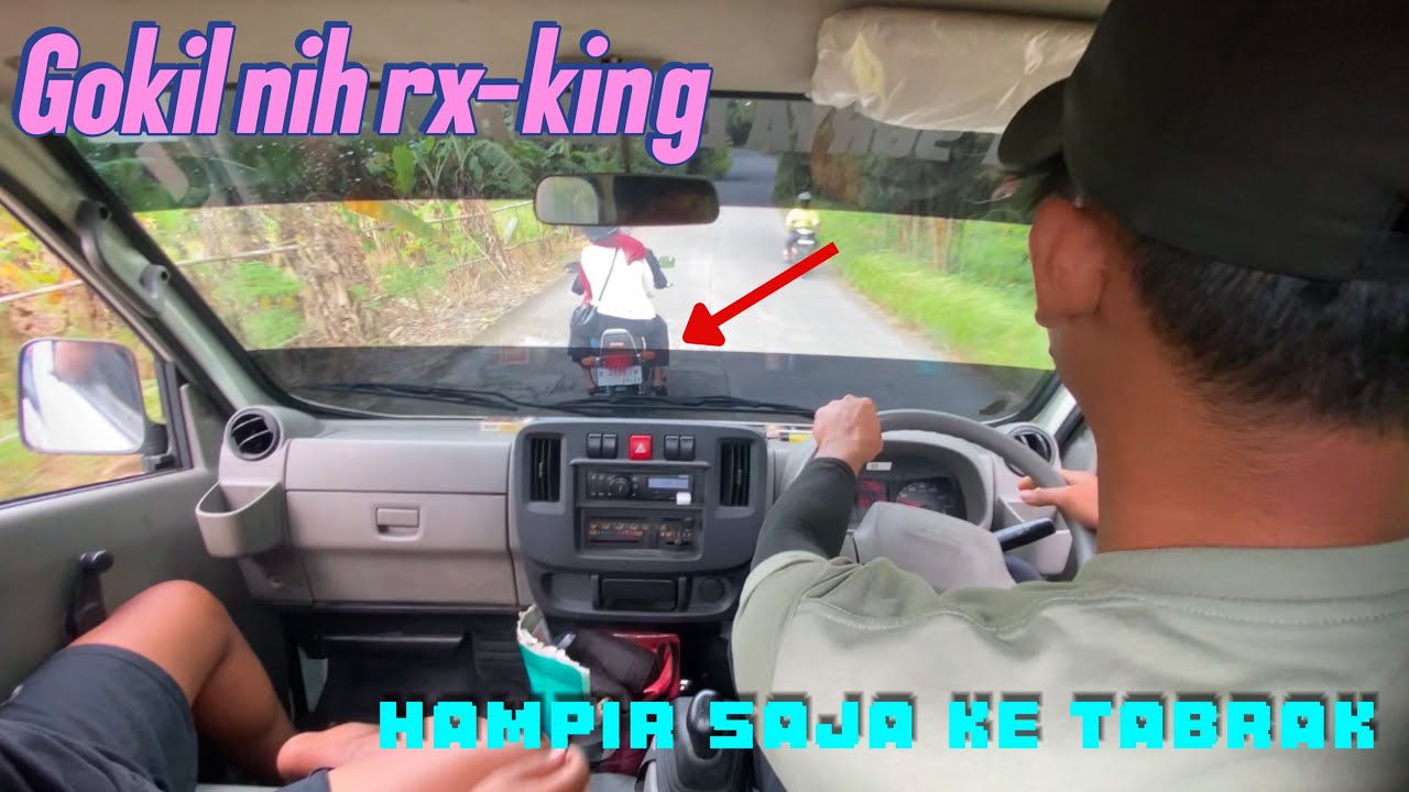 Pulang lewat jalur sempit dan curam!! Hampir nubruk rx-king!!!