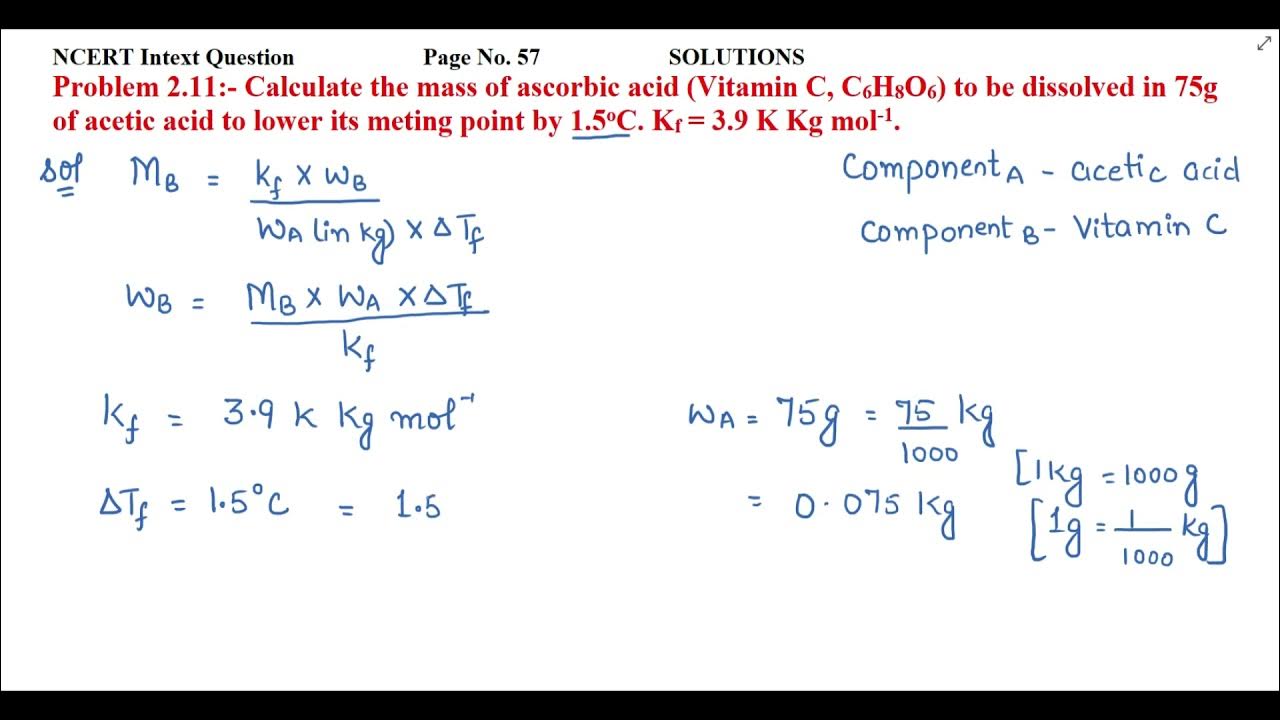 calculate-the-mass-of-ascorbic-acid-vitamin-c-c6h8o6-to-be-dissolved