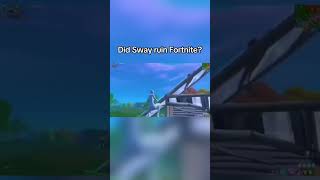 Did Sway Ruin Fortnite? 😔 #fortnite #chronic #shorts