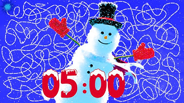 5 Minute Timer [Winter Snowman] ☃️