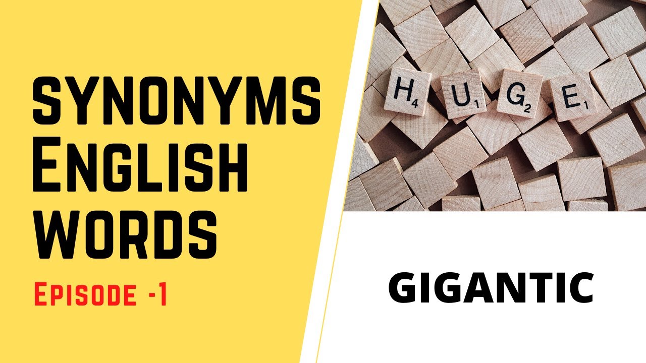 Synonyms English Words - Episode 1