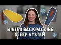 Stay Warm & Light Under Freezing | My Sleep System for Winter on the Appalachian Trail