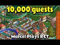 I beat evergreen gardens with 10000 guests  marcel plays rct 5