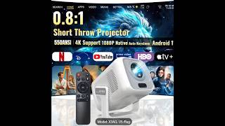 Temu. Smart android projector unboxing