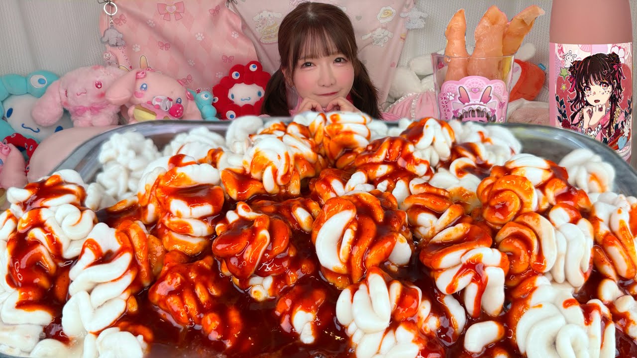 【大食い】激辛白子【ASMR】