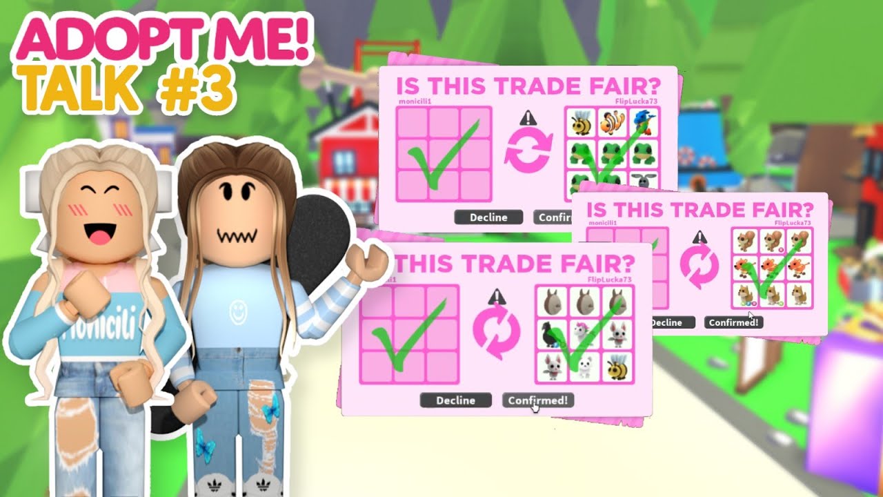 Moje Ségra mi dává Celý svůj INVENTÁŘ! | ROBLOX Adopt Me Talk #3 FlipLucka73