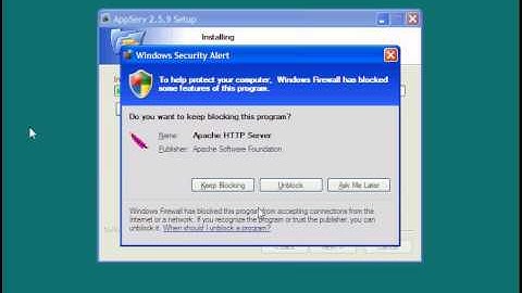 [PHP]การติดตั้ง AppServ