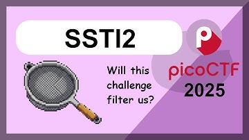 picoCTF 2025 - Web Hacking - SSTI2 - Server-Side Template Injection: Filter Bypass