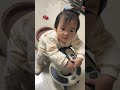 The little one learns a skill a day! Very impressive!