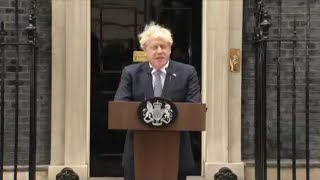 UK's Boris Johnson Steps Down as Prime Minister