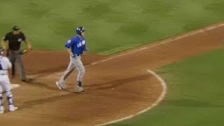 Las Vegas' Dykstra hits game-tying homer