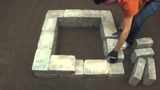How To Install A Fresco Fire Pit Kit - Square