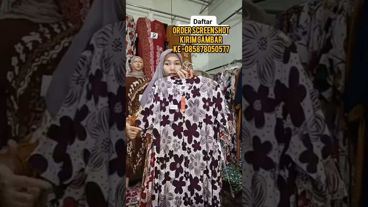 Rekomendasi Dress Daster Gamis Batik Cap Malaman harga murah Order 085878050577