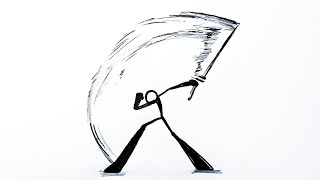 Stickman Scythe Master Drawing Tutorial | Epic Ink Art Speed Drawing
