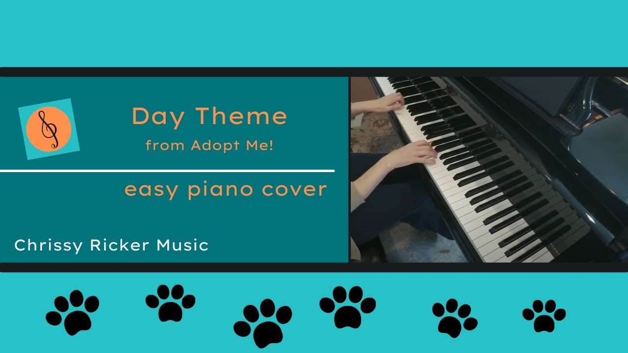 Day Theme from "Adopt Me!" (Roblox) (easy piano) - Robert Hughes - Arr. Chrissy Ricker