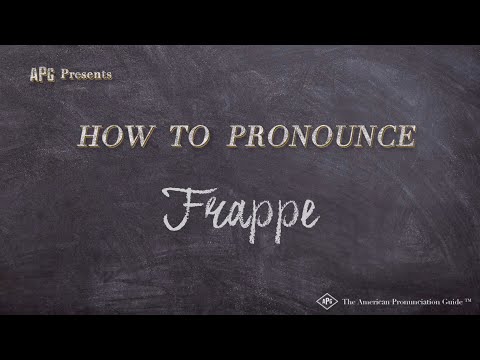 How to Pronounce Frappe (Real Life Examples!)