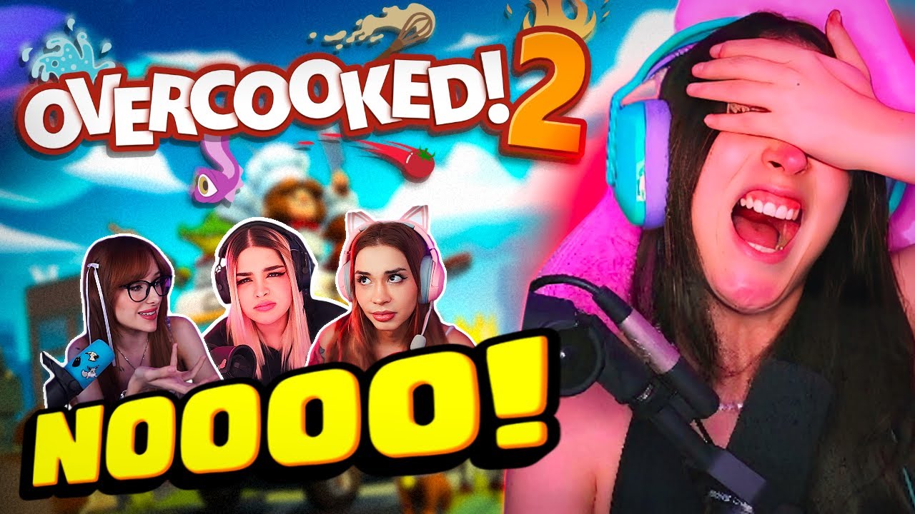 NEZUMI intenta jugar OVERCOOKED 2 ft. CAPRI, MOLLY Y PATTY! (con CAM) 🍳🤣