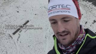 Tadei PIVK Skyrunner - winter running with NORTEC micro crampons