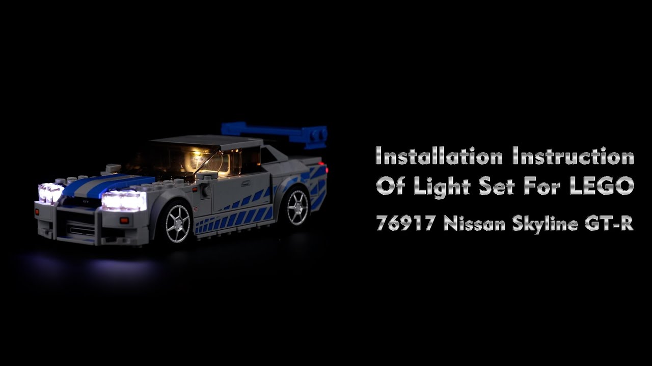 LEGO 2 Fast 2 Furious Nissan Skyline GT-R 76917 Light Kit