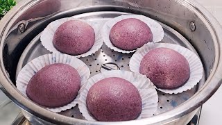 PUNYA UBI UNGU DI BIKIN INI AJA SIMPLE ENAK PRAKTIS‼️ BAKPAO UBI UNGU ANTI KERIPUT DI JAMIN BERHASIL