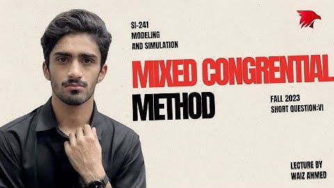 Past Paper Fall 2023 Solution SQ 6– SI-241 Modeling and Simulation | Lecture by Waiz Ahmed