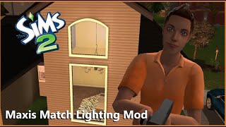 The Sims 2: Maxis Match Lighting Mod