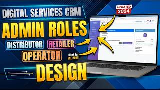 Role Based Digital Seva CRM with Admin, Distributor, Operator, Retailer Panel