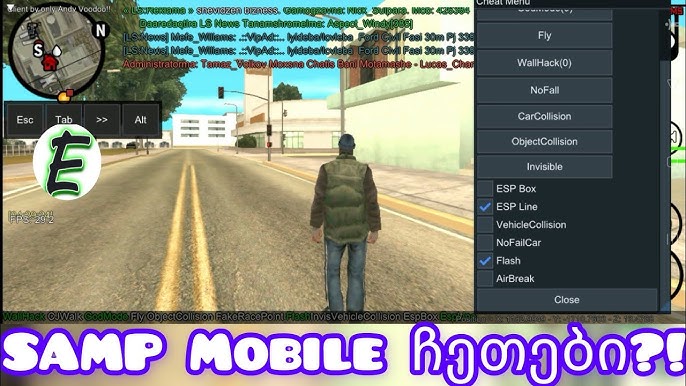 Mod menu for samp android  cheats for gta multiplayer samp