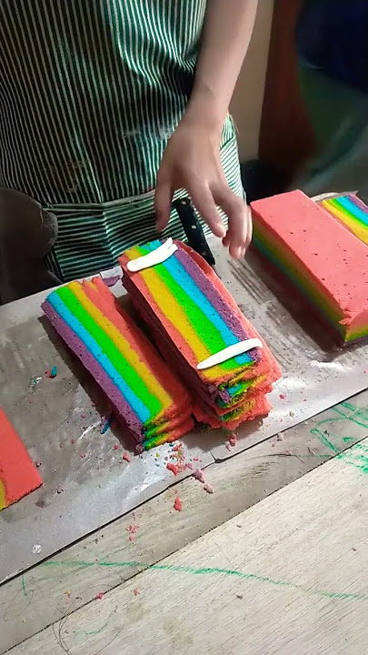 RAINBOW CAKE || TOKO KUE HAFIZA