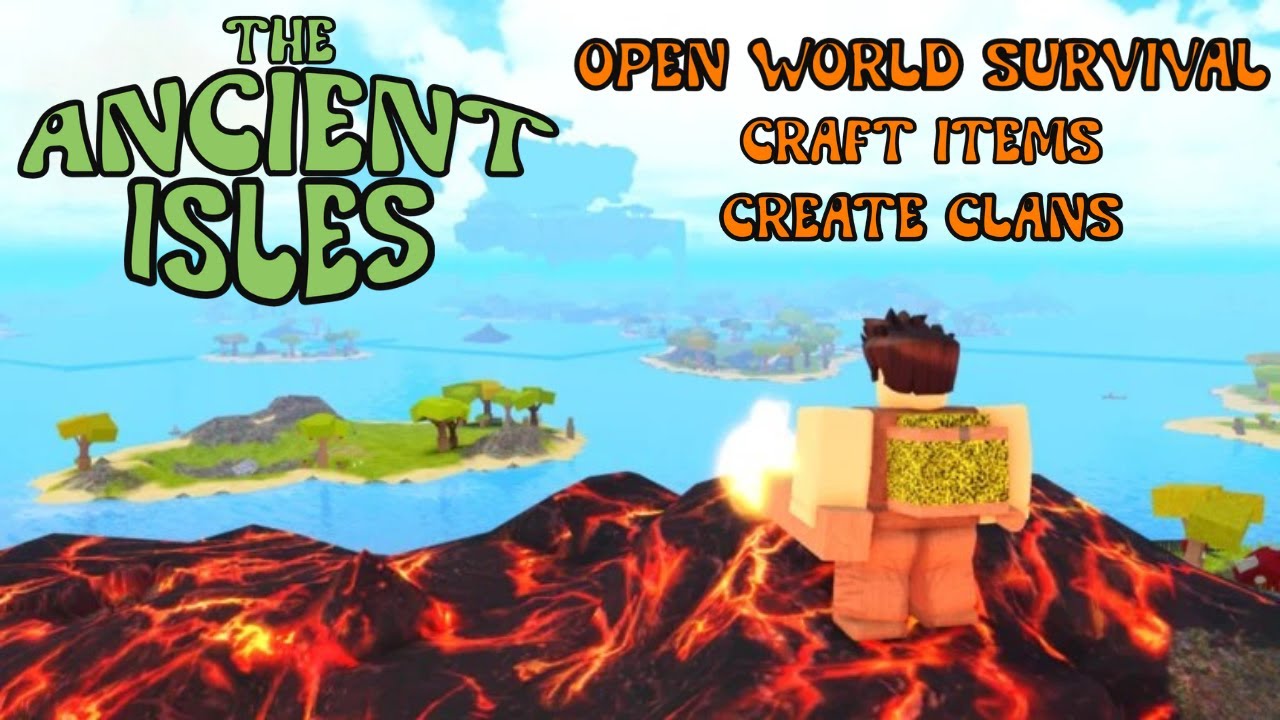 🪓 NEW OPEN WORLD SURVIVAL 🪓 in THE ANCIENT ISLES Roblox