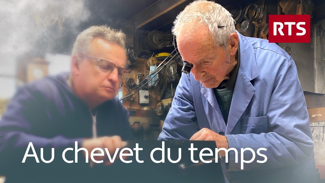 Antoine Lange, 94 ans, est l’un des derniers réparateurs de morbiers de Suisse