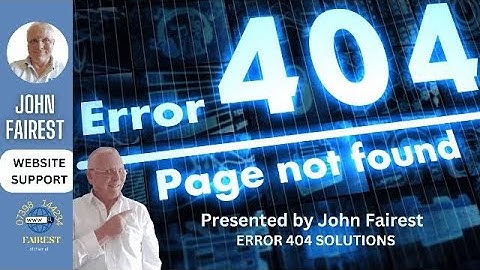 How to fix an ERROR 404 on WordPress