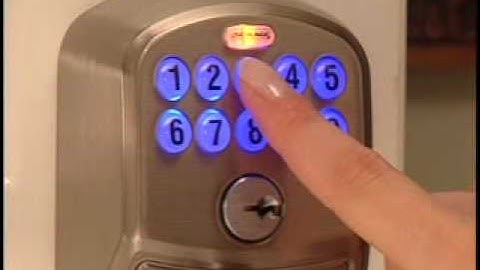 How To Program Your Schlage FE575 Keypad Entry Lock