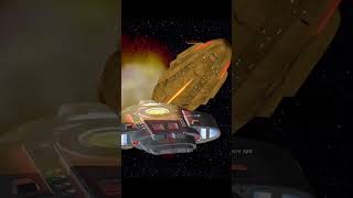 USS Defiant VS The Delta Quadrant #startrek #starships #startrekbridgecommander