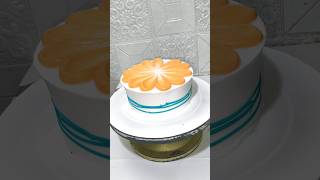 Orange circle cake decorating ideas #shortvideo #londoncakedesigner #unitedstates #weddingcake