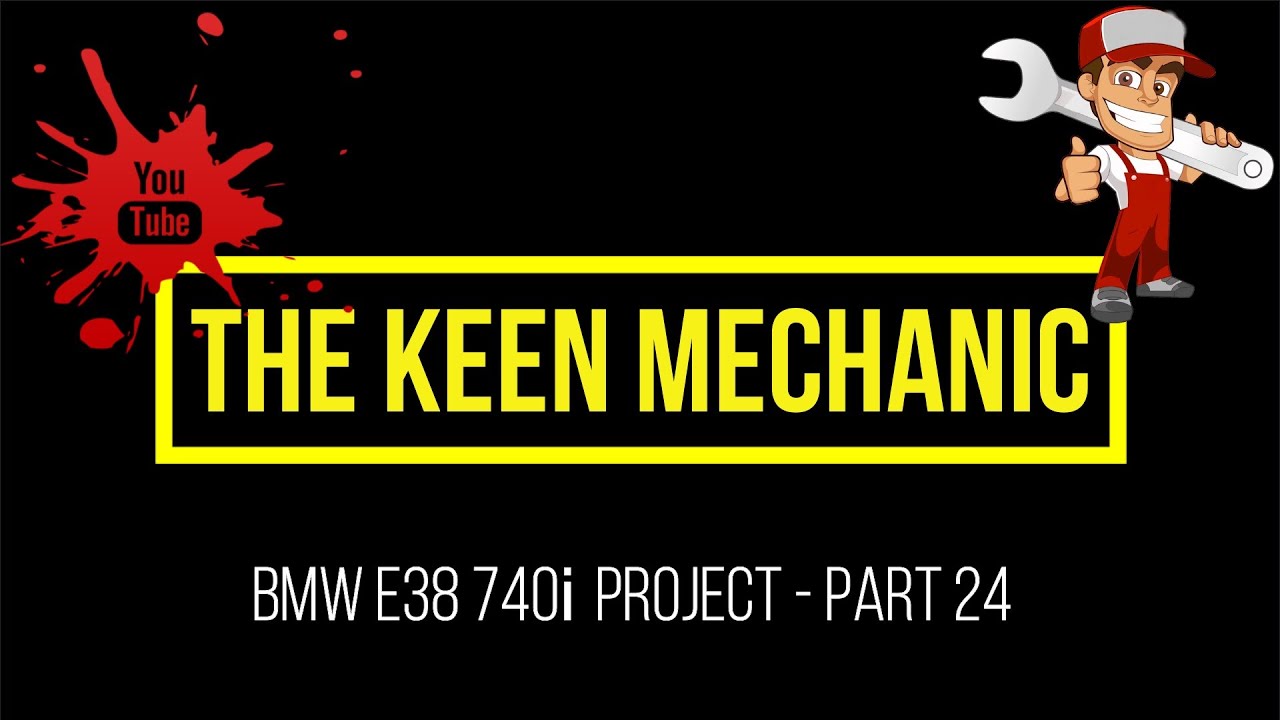 BMW E38 740i PROJECT, VALLEY PAN INSTALLATION, M62TU ENGINE, M62, M60