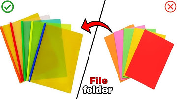 How To Make File Folder At Home From Paper || School File Folder Making #filefolder