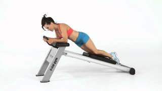 Total Gym Core Trainer Exercise: Oblique SCRUNCH