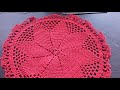 Crochet round table mat tutorial ❤️ part -24