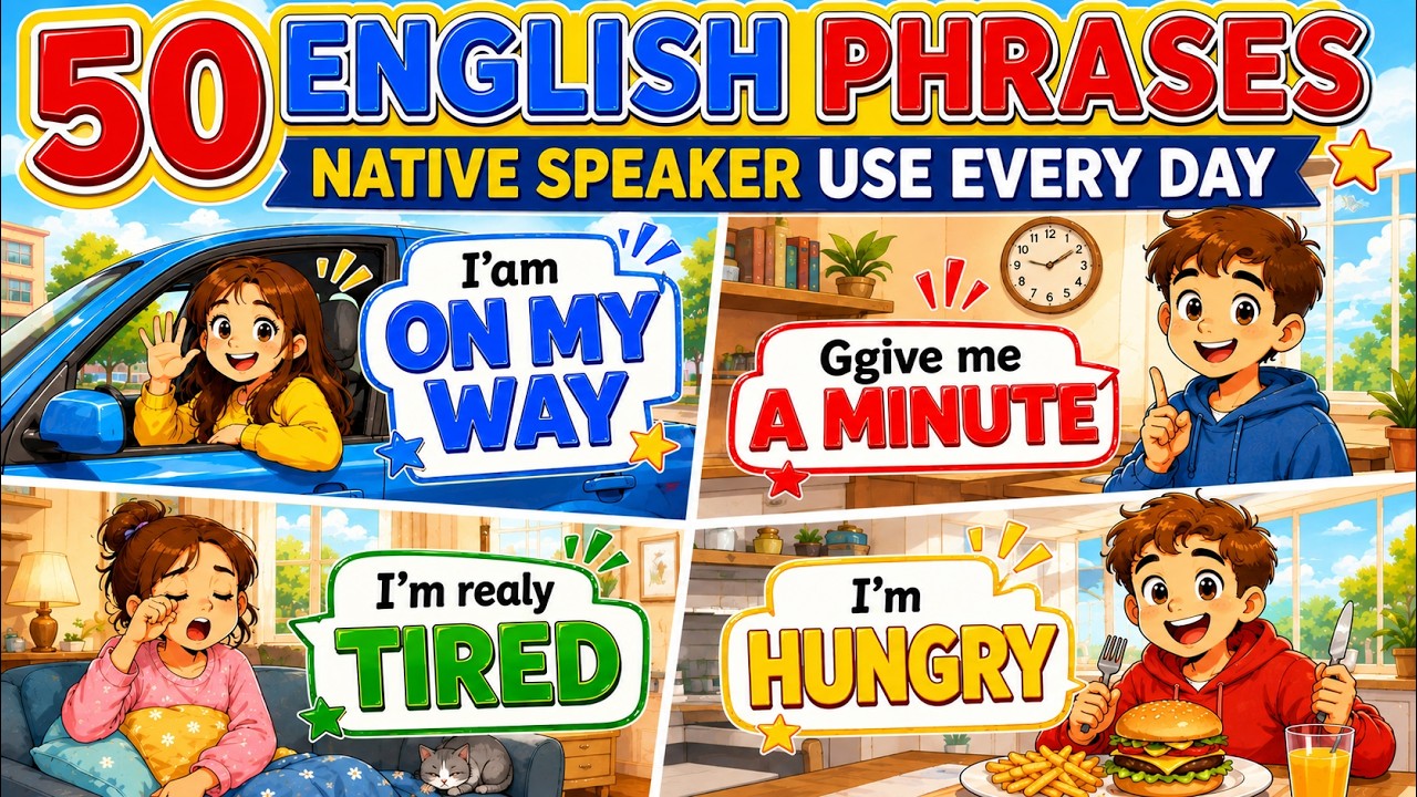 50 English Phrases Native Speakers Use Every Day | Daily English